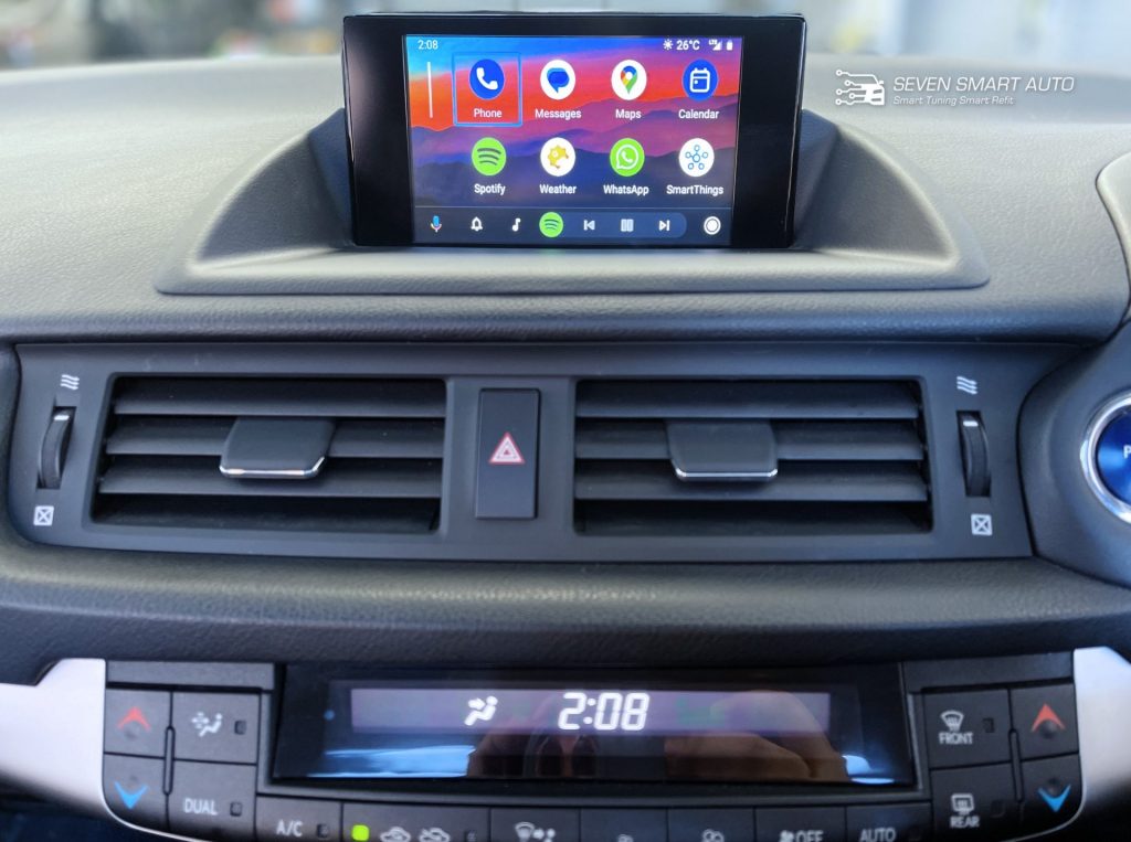 Lexus CT200h 1218 Wireless CarPlay & Android Auto Interface Seven